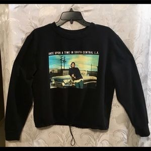 Boyz N The Hood Black Cropped Hoodie